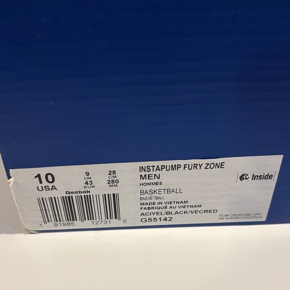 Reebok Instapump Fury Zone "Acid Yellow" sneakers - Picture 2 of 8